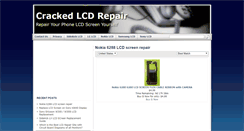 Desktop Screenshot of crackedlcdrepair.com